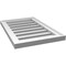 Ekena Millwork Vertical Surface Mount PVC Gable Vent: Functional, w/ 2"W x 1-1/2"P Brickmould Frame, 16"W x 24"H GVPVE16X2402SF - alternate 5